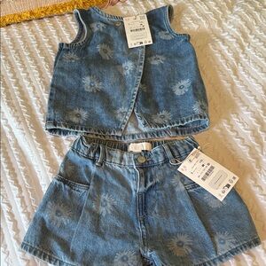 Zara Light Blue Denim Apparel